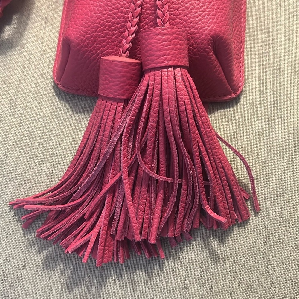 Daniella Ortiz Pink Leather Crossbody‎ Bag - Picture 3 of 6